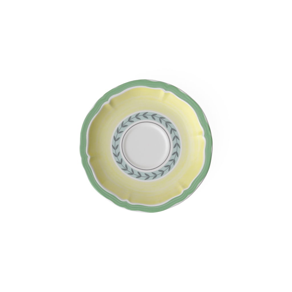 Villeroy & Boch French Garden Fleurence Espresso Cup Saucer In White