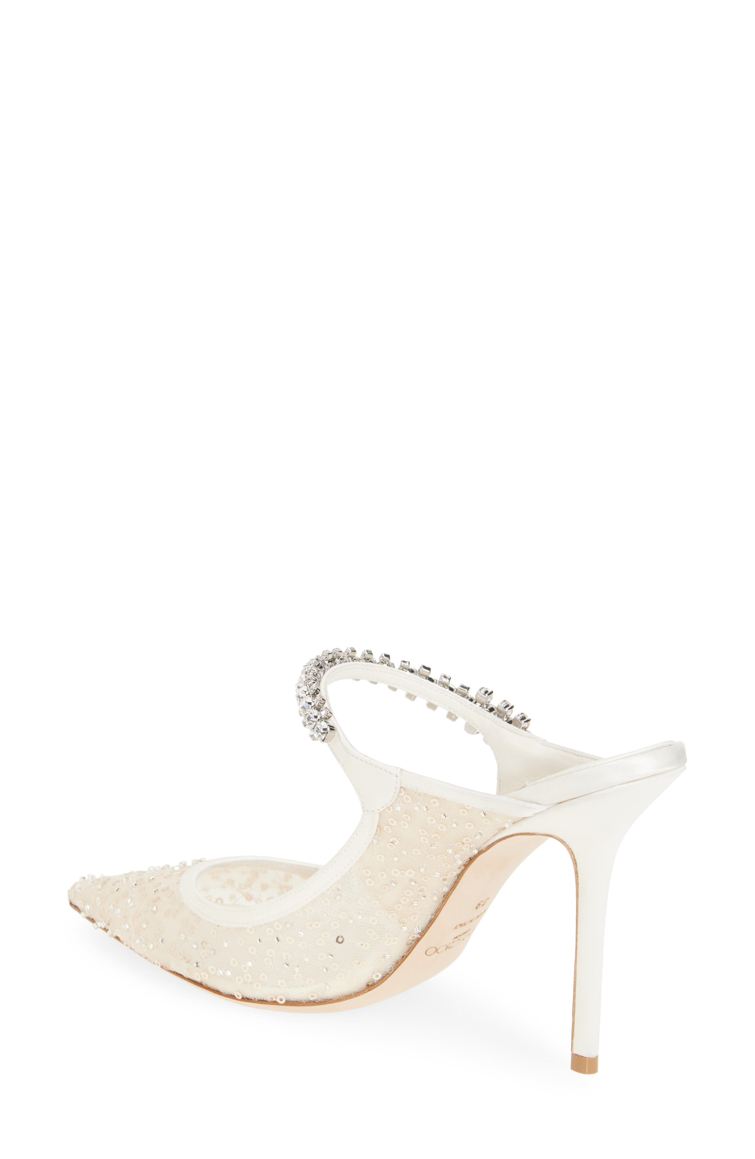 Jimmy Choo Bing Pointed Toe Mule, Alternate, color, Ivory