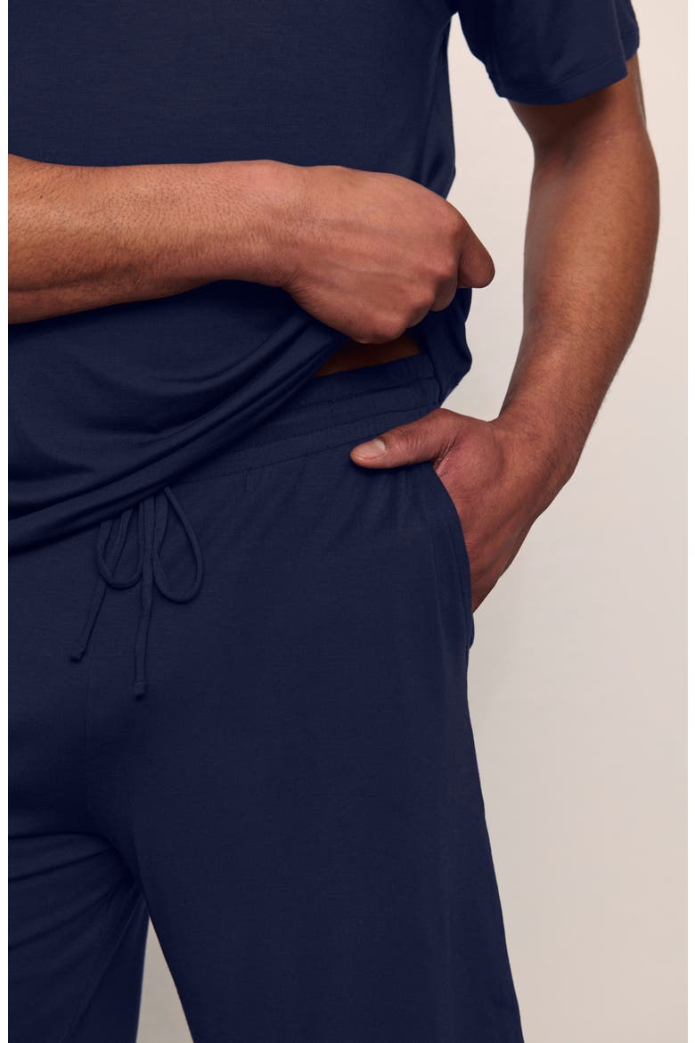 Henry Stretch Tencel® Modal Short Pajamas, Alternate, color, NAVY