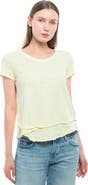 WILT Clothing Short Sleeve Mock Layer Tee