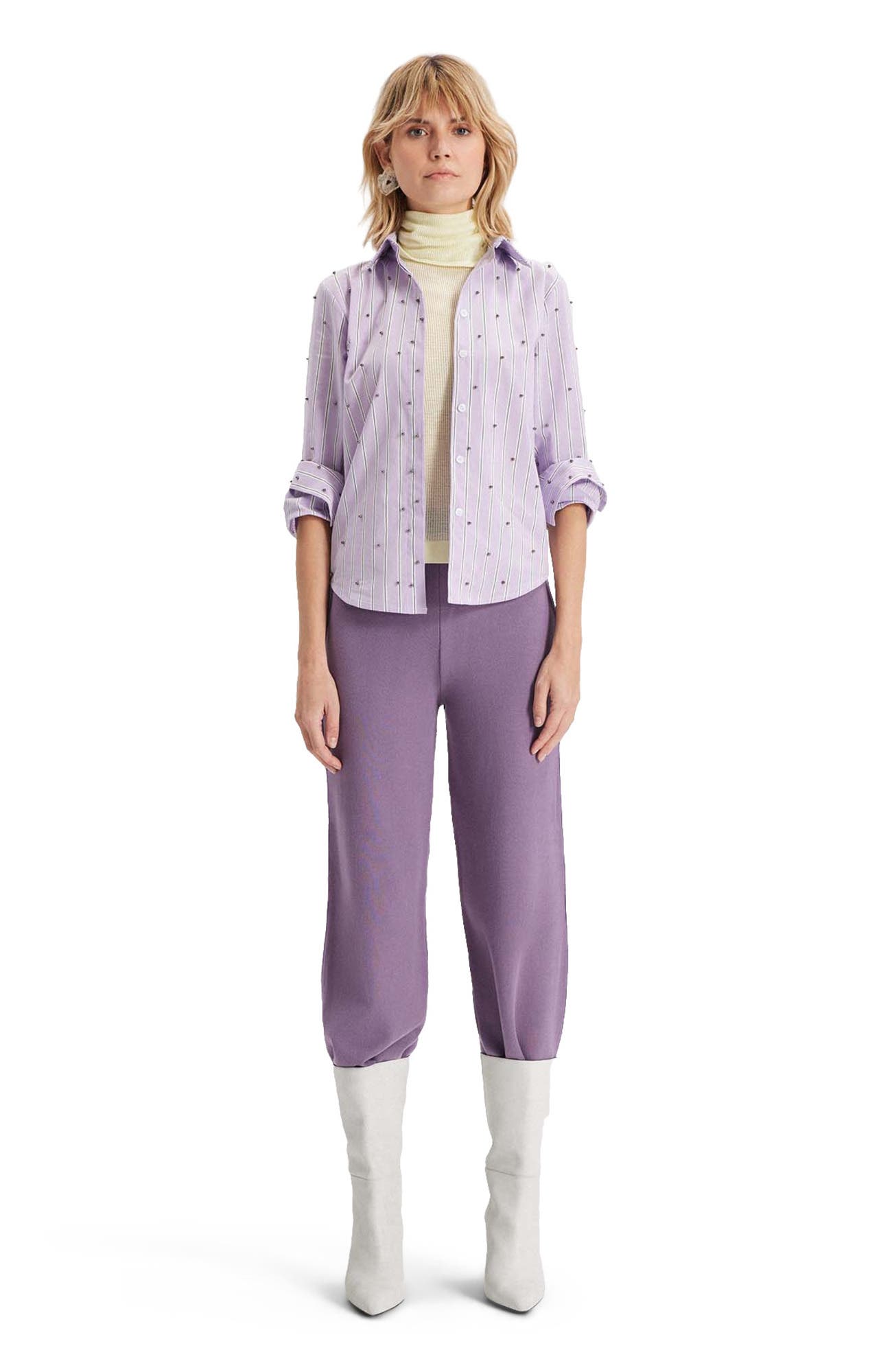 Echo Mix Stripe Pearly Shirt - image 3