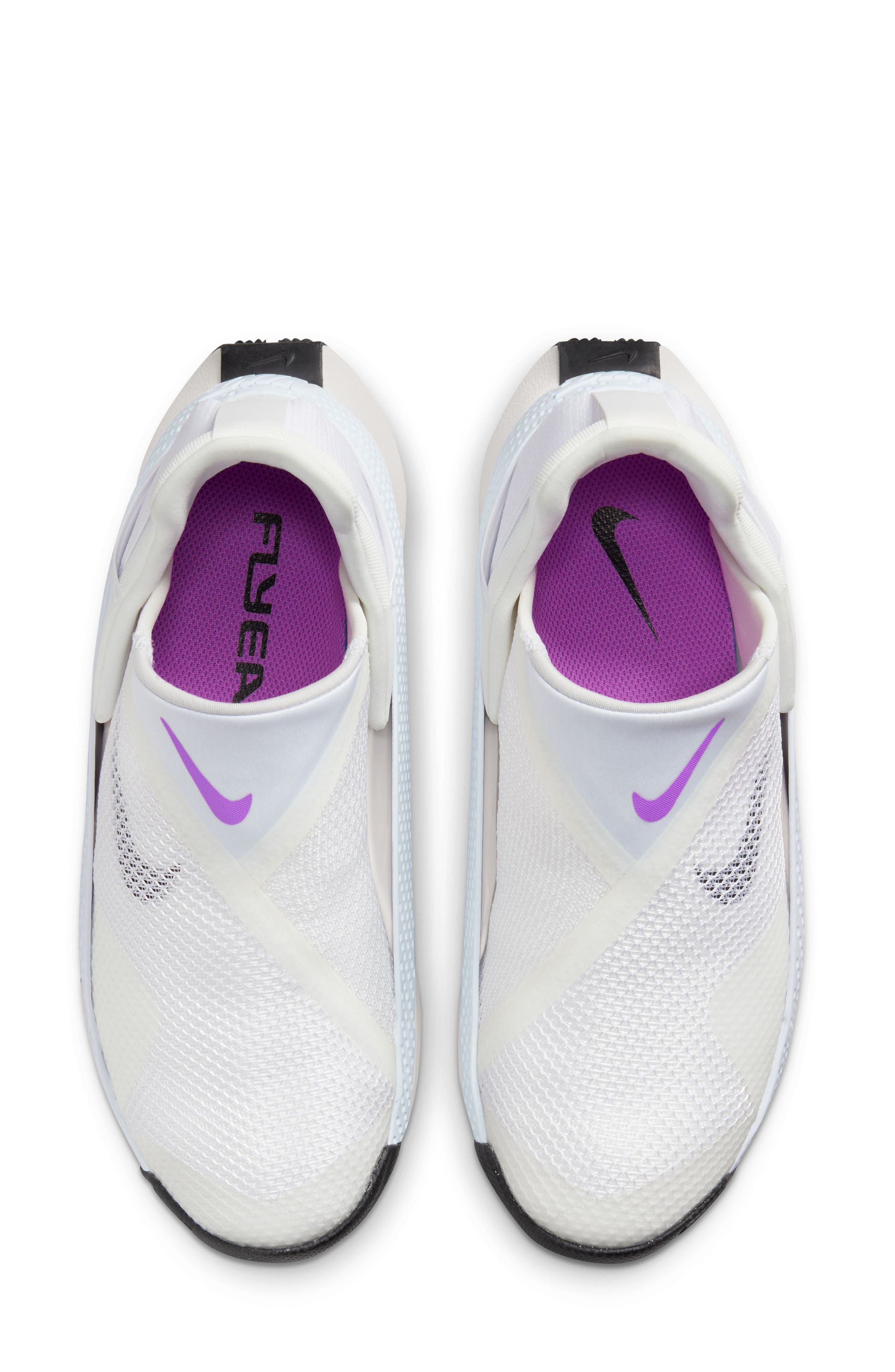 Go Flyease Slip-On Sneaker, Alternate, color, WHITE/ SAIL/ PHANTOM/ BLACK
