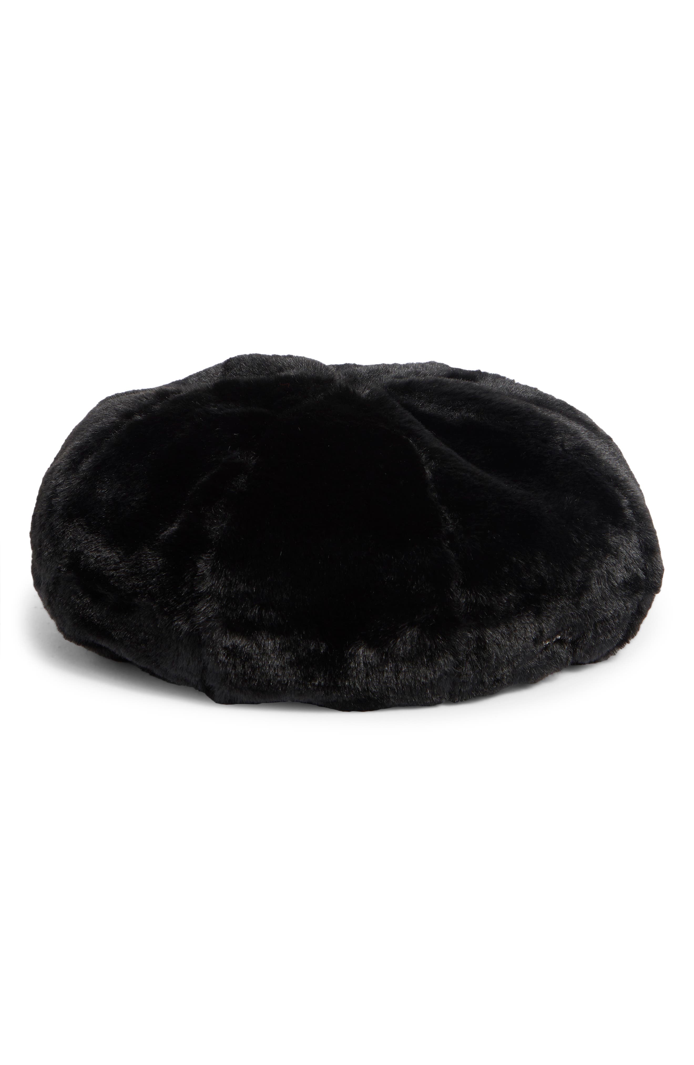 Faux Fur Beret