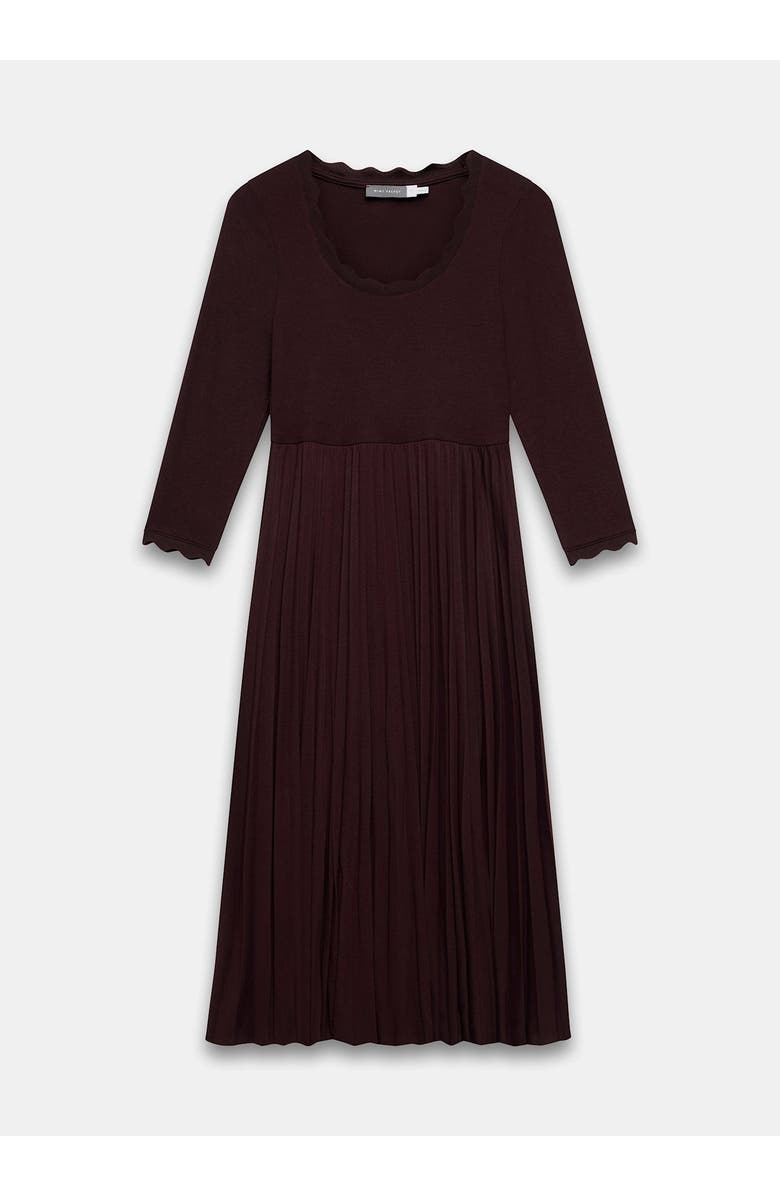 MINT VELVET Scallop Trim Midi Dress, Alternate, color, 