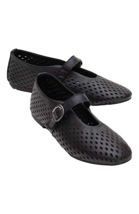 Arian Leather Ballet Flat (Women)