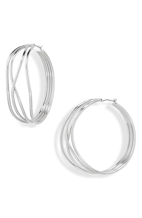 Wire Hoop Earrings