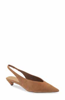 Madewell Mariette Kitten Heel Slingback Pump
