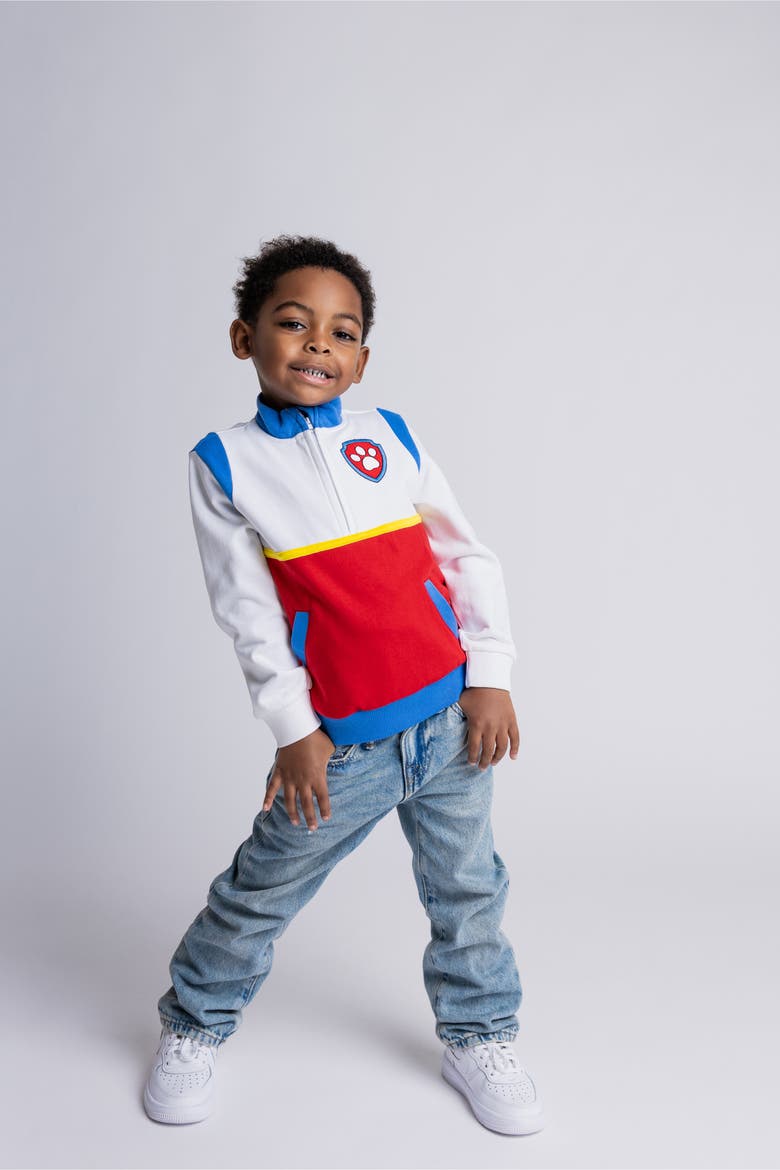 Fleece Sweatshirt, Alternate, color, Ryder Red White Blue