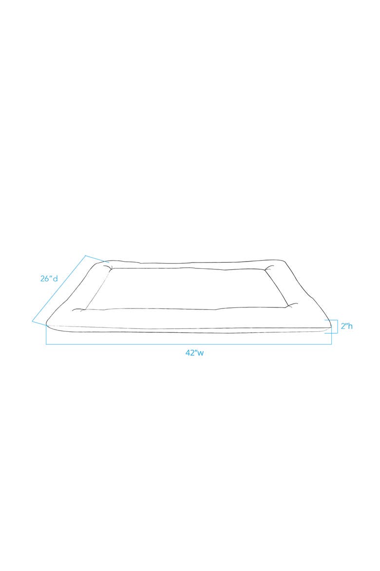 Comfort Cushion Pet Bed, Alternate, color, BROWN