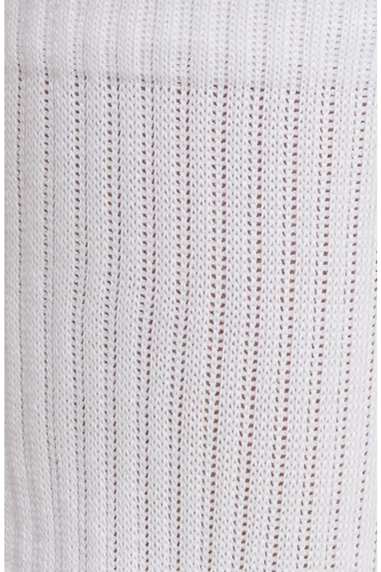 Solids Calf Socks, Alternate, color, WHITE