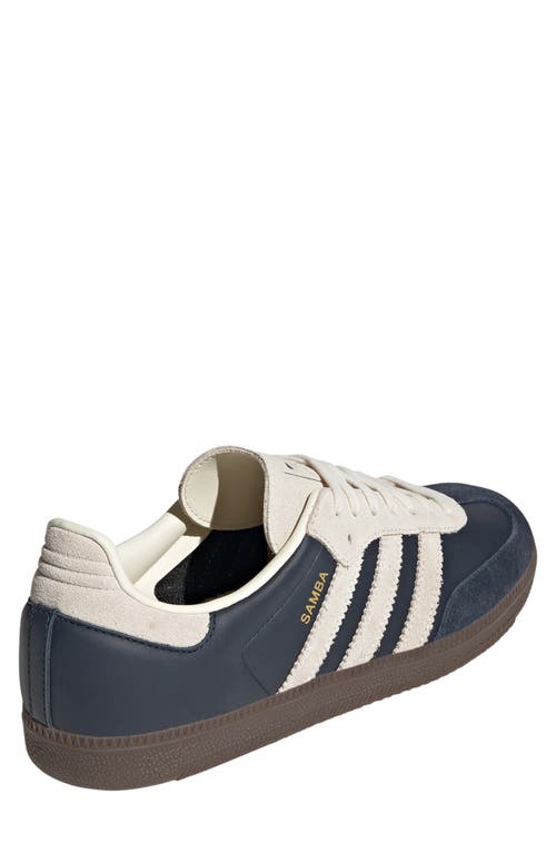 Adidas Originals Adidas Gender Inclusive Samba Og Sneaker In Aurora Ink/cream White/gum