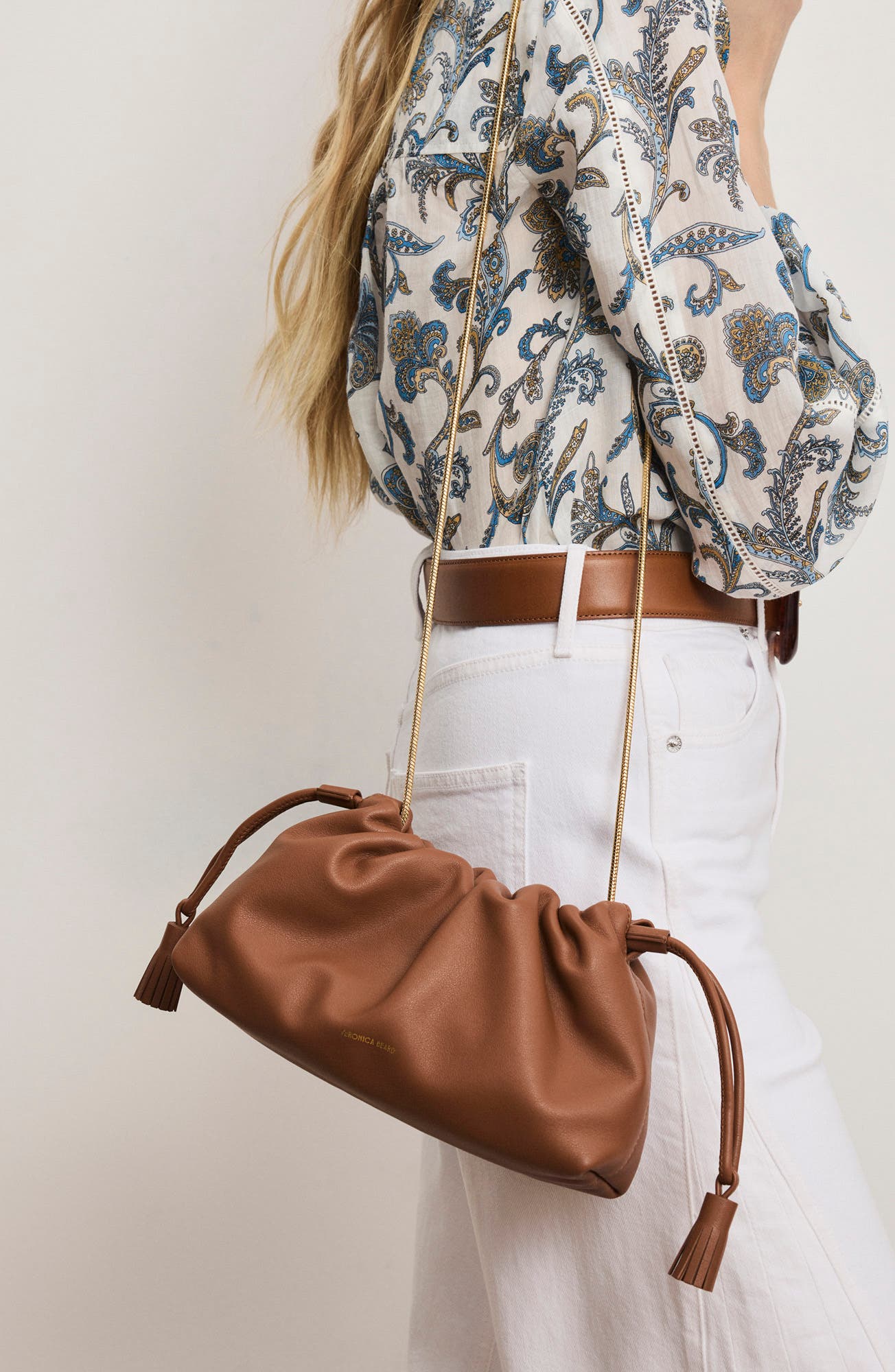 Veronica Beard Small Stash Bag, Alternate, color, Hazelwood