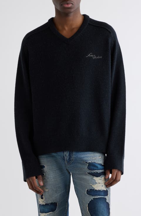 Kaymel Camel Hair V-Neck Sweater