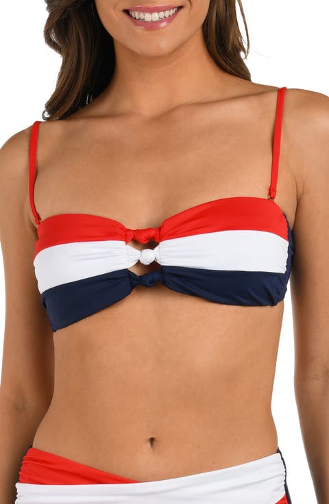 Americana Convertible Bandeau Bikini Top