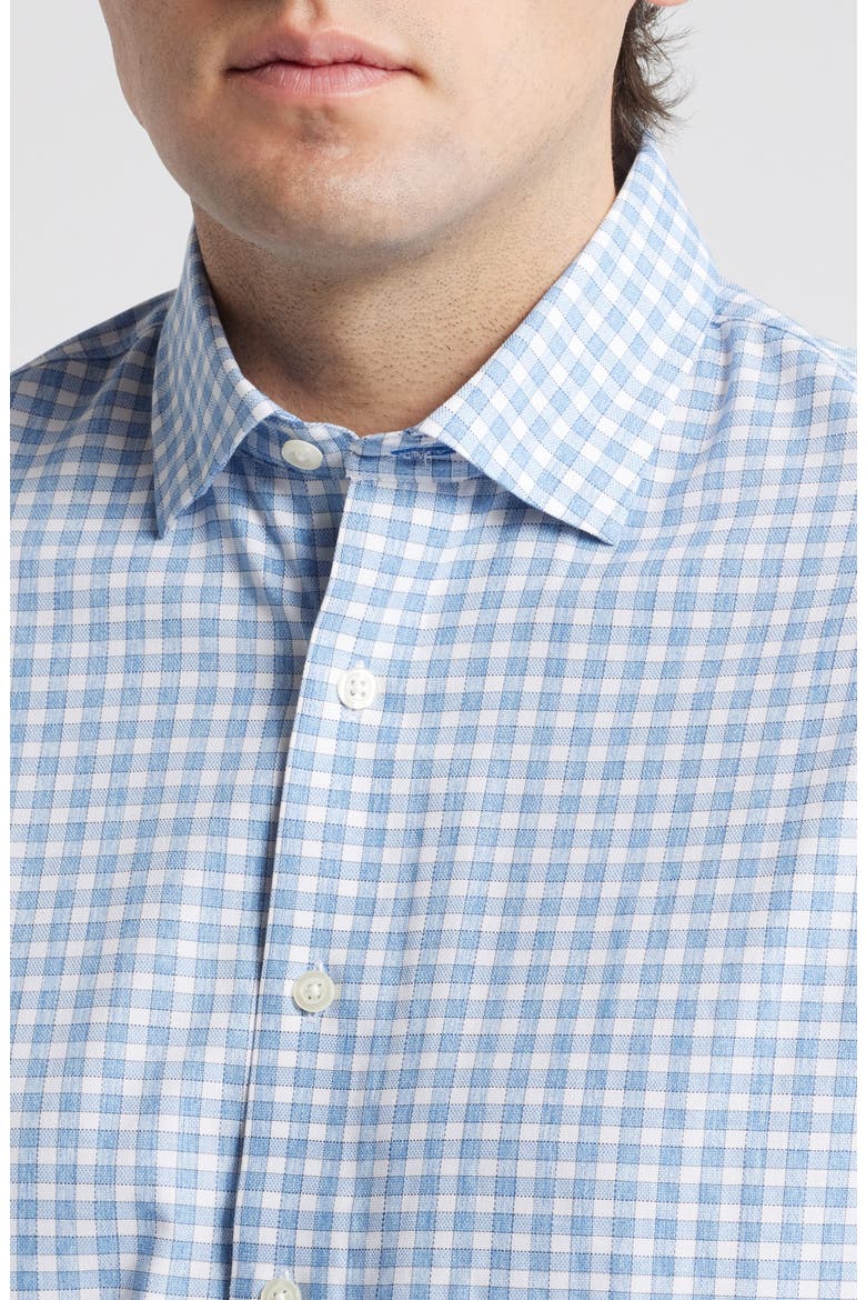 Westwood Plaid Button-Up Shirt, Alternate, color, NAVY