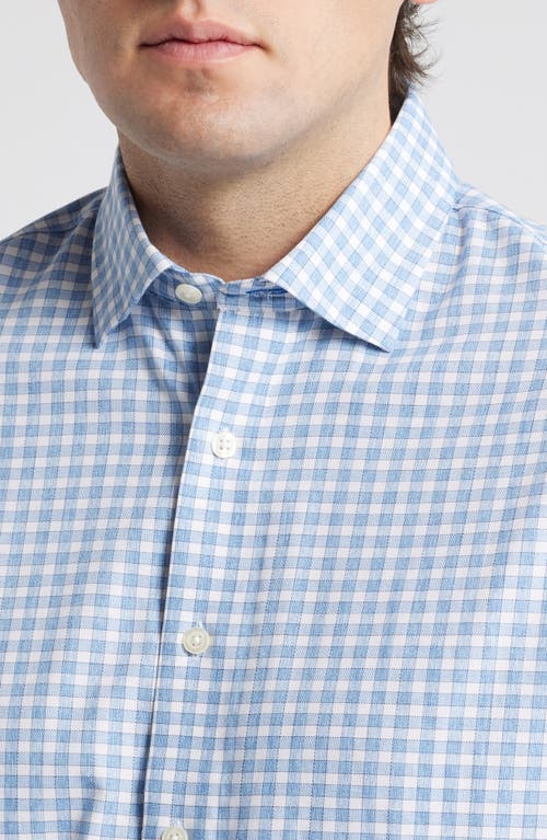 Johnnie-o Westwood Plaid Button-up Shirt In Navy
