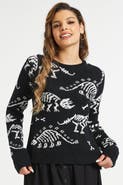 ModCloth Dying For Dinos Cotton Pullover Sweater