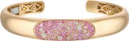EDEN PRESLEY 14k Gold Pink Sapphire Bangle