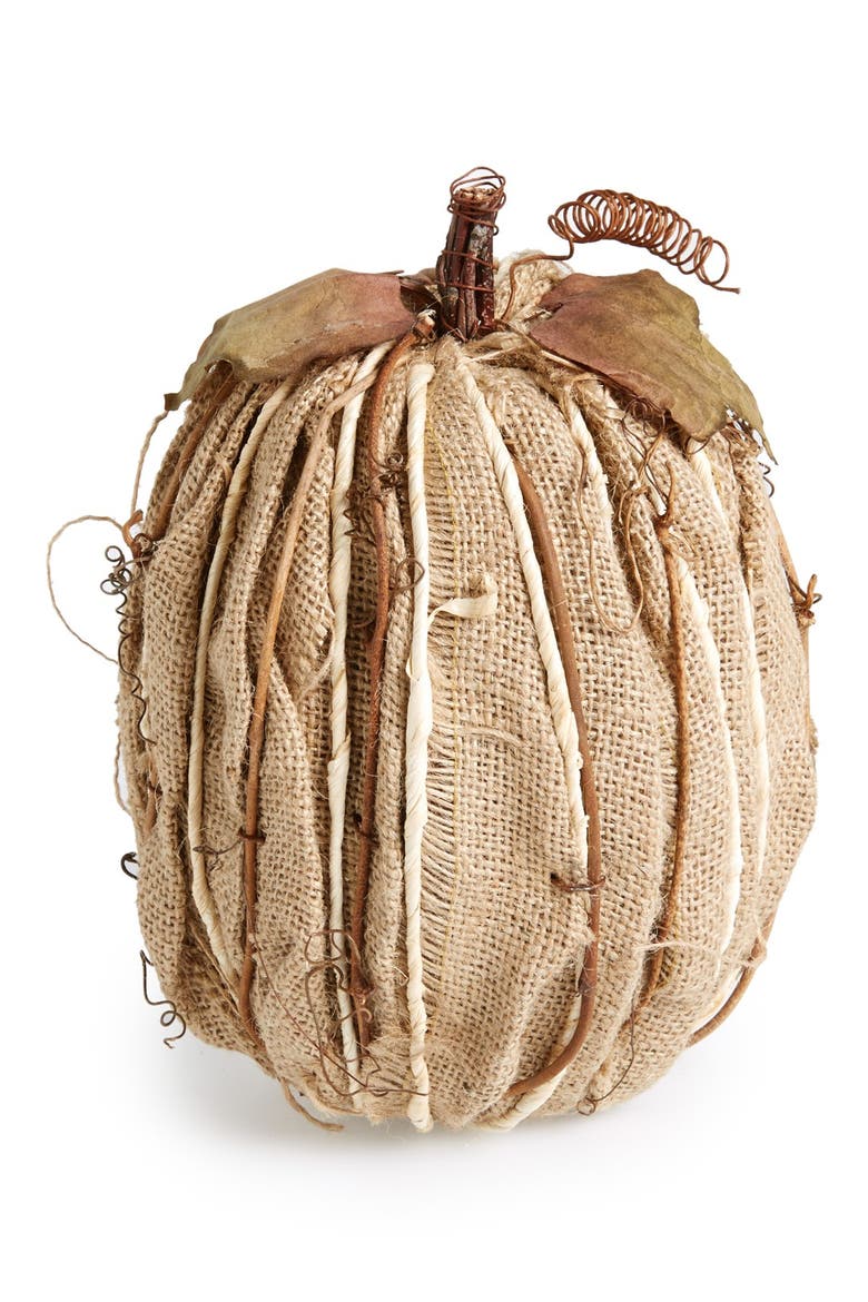 Burlap Pumpkin, Main, color, BROWN