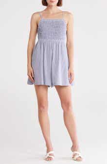 WISHLIST Stripe Smocked Romper