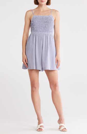 Stripe Smocked Romper