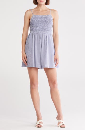 Wishlist Stripe Smocked Romper