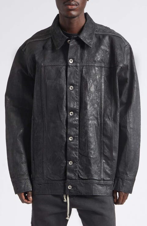 Jumbo Worker Coated Denim Jacket