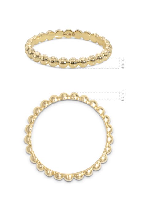 Devata Bead Ring In Gold