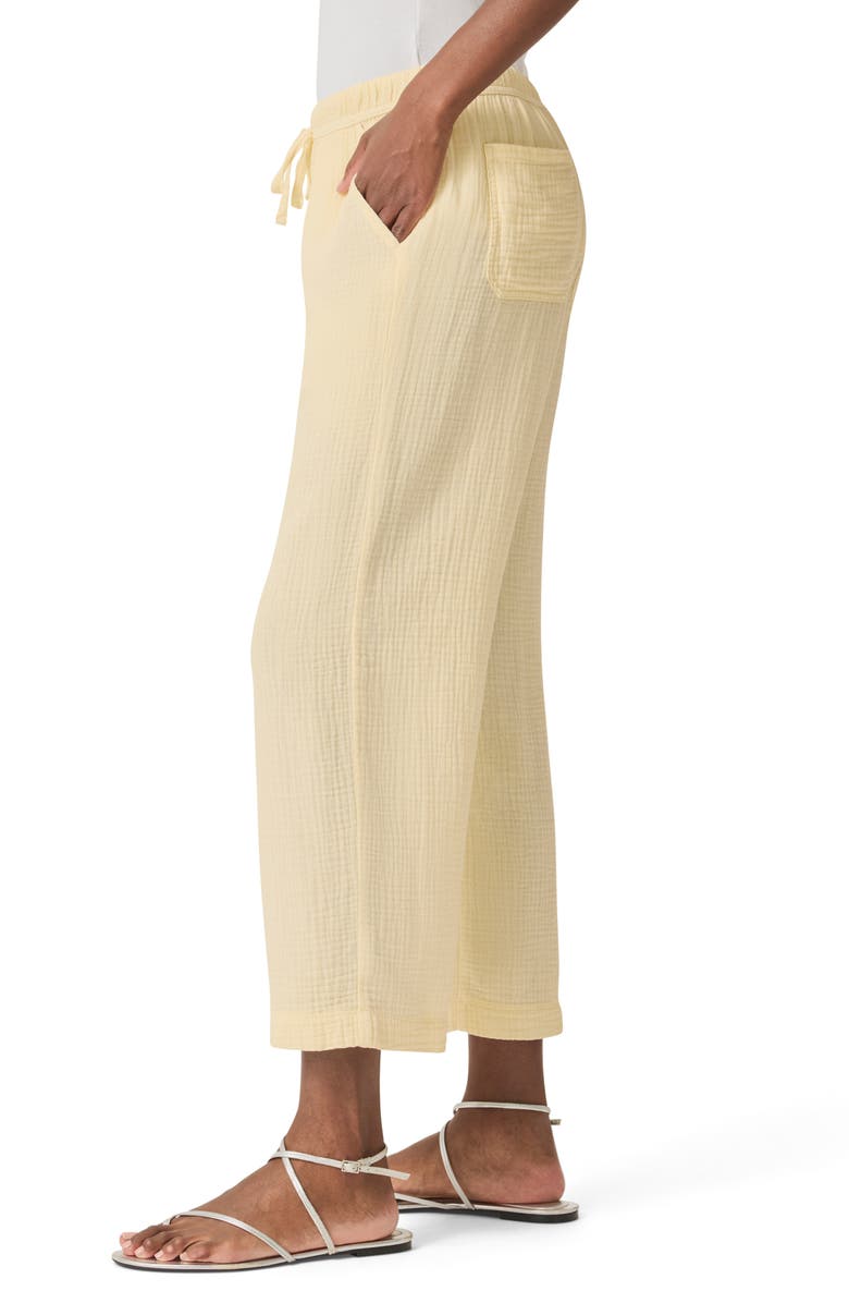 Splendid Adele Cotton Gauze Drawstring Pants, Alternate, color, Limoncello