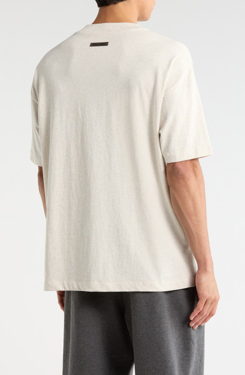 Fear of God Essentials Classic Fit Short Sleeve T-Shirt, Alternate, color, Oatmeal Heather
