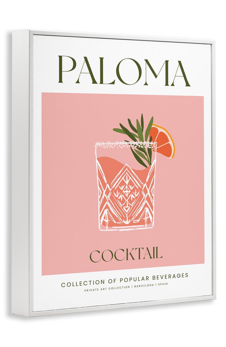 Stupell Industries Paloma Framed Art Print, Alternate, color, Pink