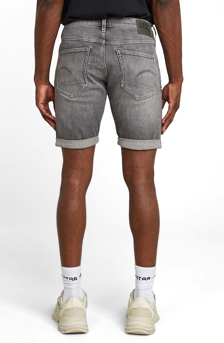 G-STAR 3301 Slim Denim Shorts, Alternate, color,