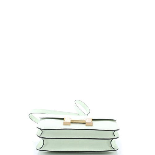 Pre-owned Hermes  Hermes Constance Nm Bag Epsom 18 In Green