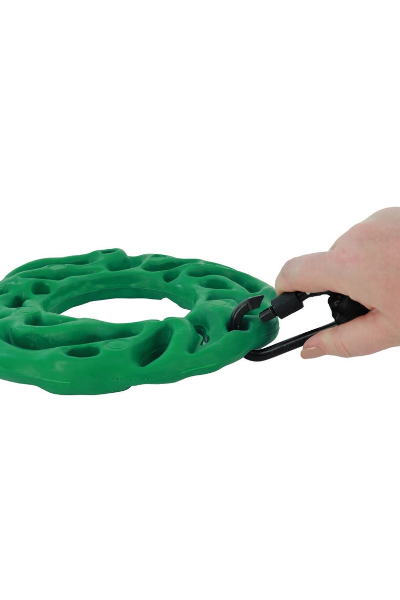 Luna Ring, Horse Equine, 9 Inchs Green, Rubber Treat Puzzle Toy, Alternate, color, Green