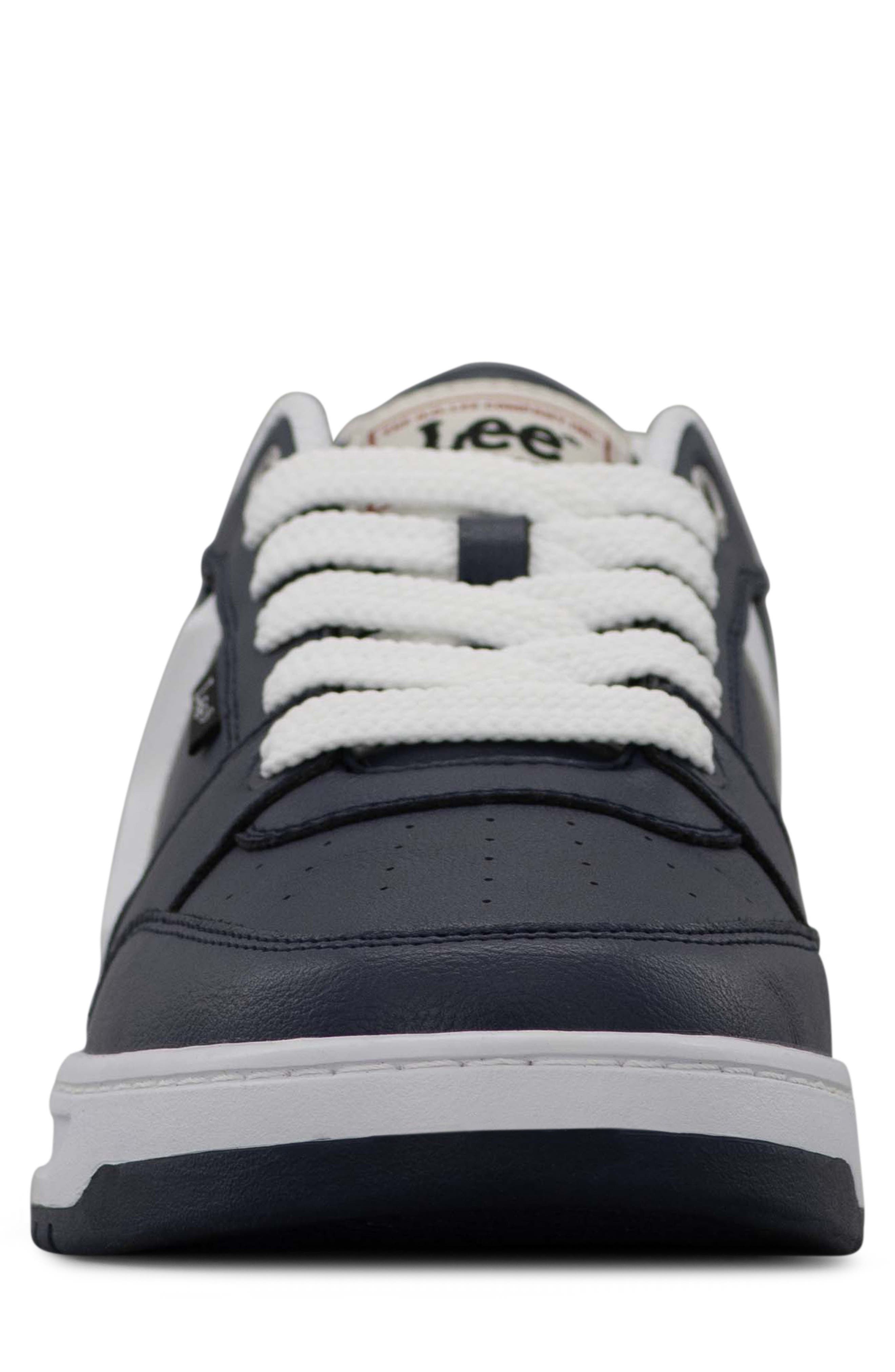 Prescot Low Top Sneaker, Alternate, color, NAVY/ WHITE