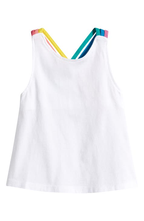 Kids' Rainbow Strap Cotton Tank (Toddler, Little Kid & Big Kid)