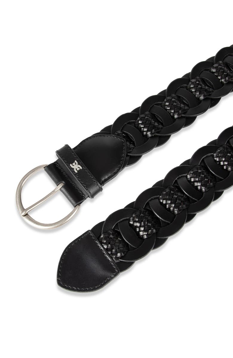 Sam Edelman Link Woven Belt, Alternate, color, Black
