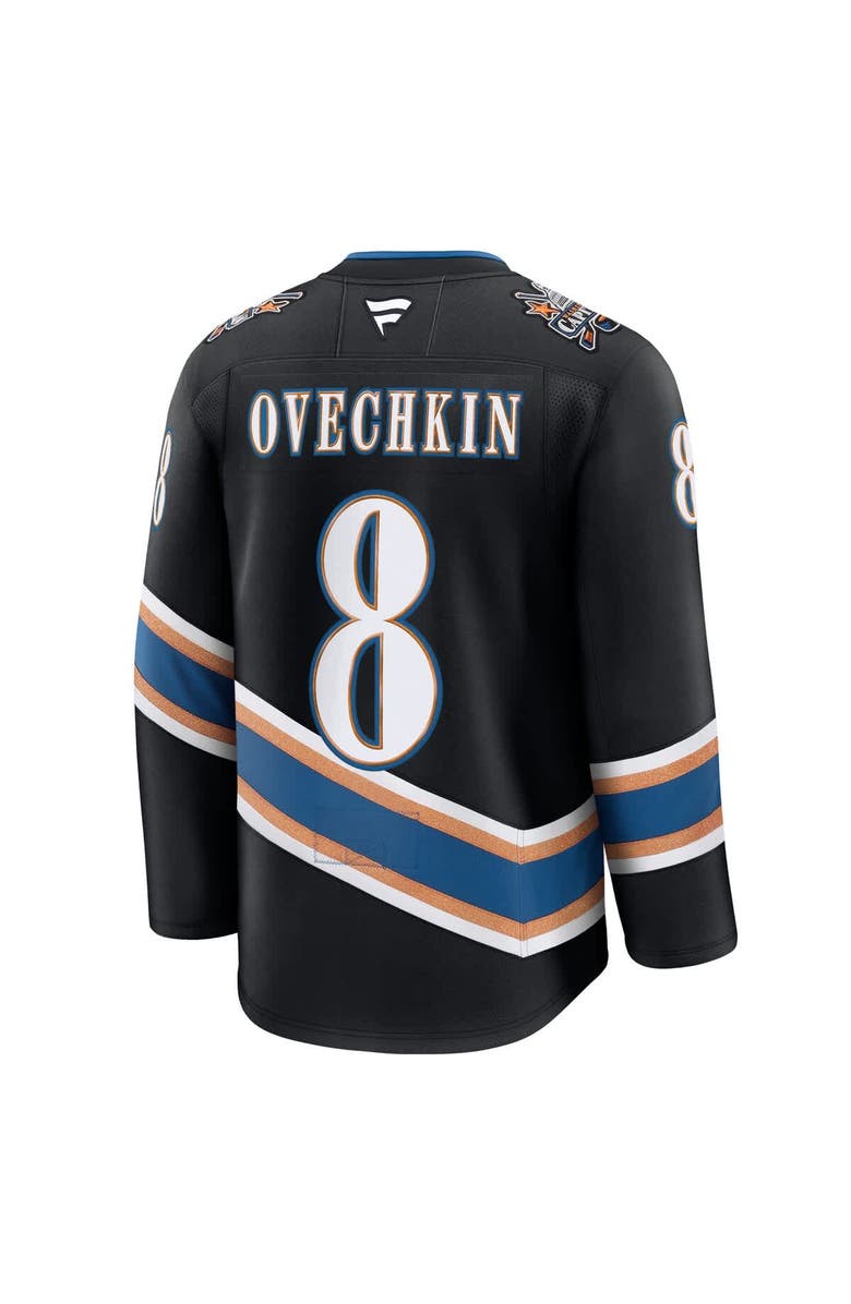 FANATICS Men's Fanatics Alexander Ovechkin Black Washington Capitals Alternate 50th Anniversary Premium Jersey, Alternate, color, 