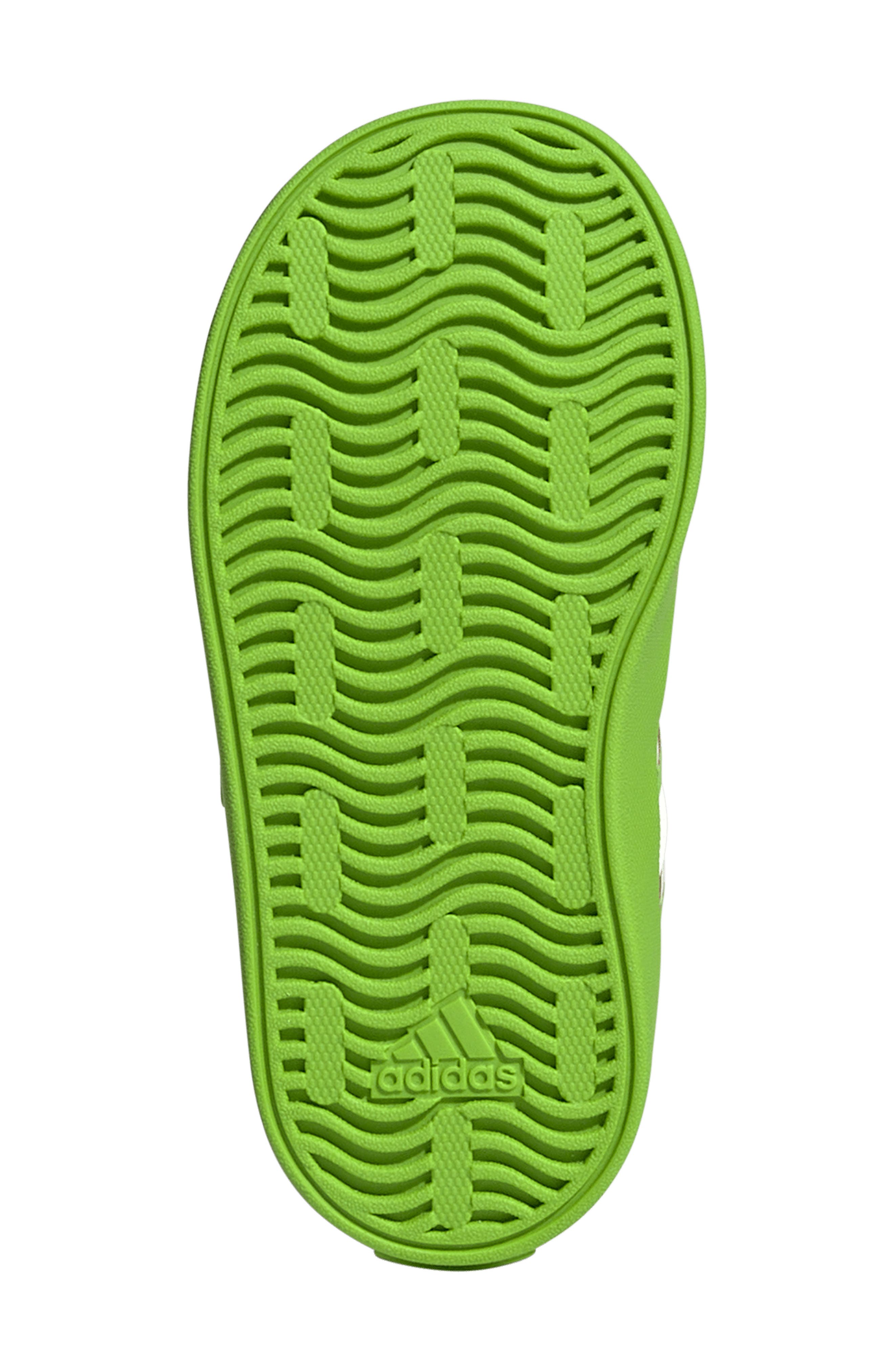 adidas Kids' Disney Buzz Court Sneaker, Alternate, color, Footwear White/ Solar Green