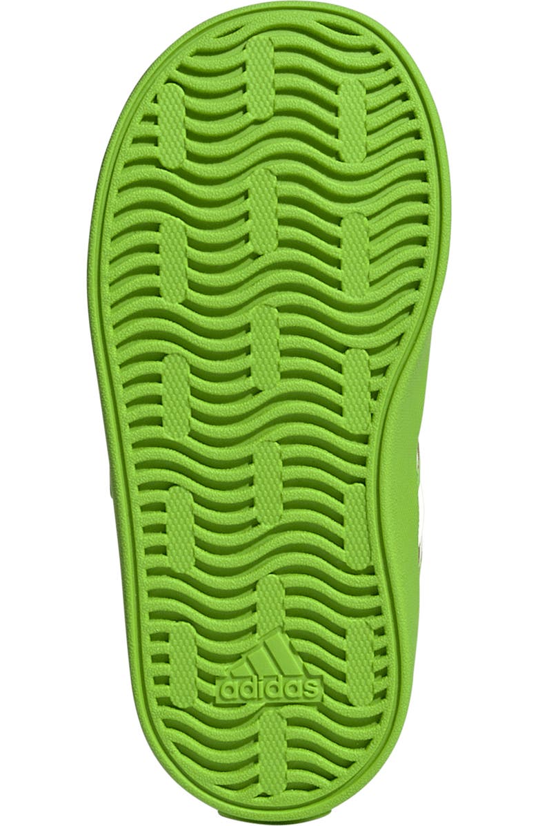 adidas Kids' Disney Buzz Court Sneaker, Alternate, color, Footwear White/ Solar Green