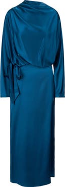 STAUD Phoebe Stretch Silk Dress