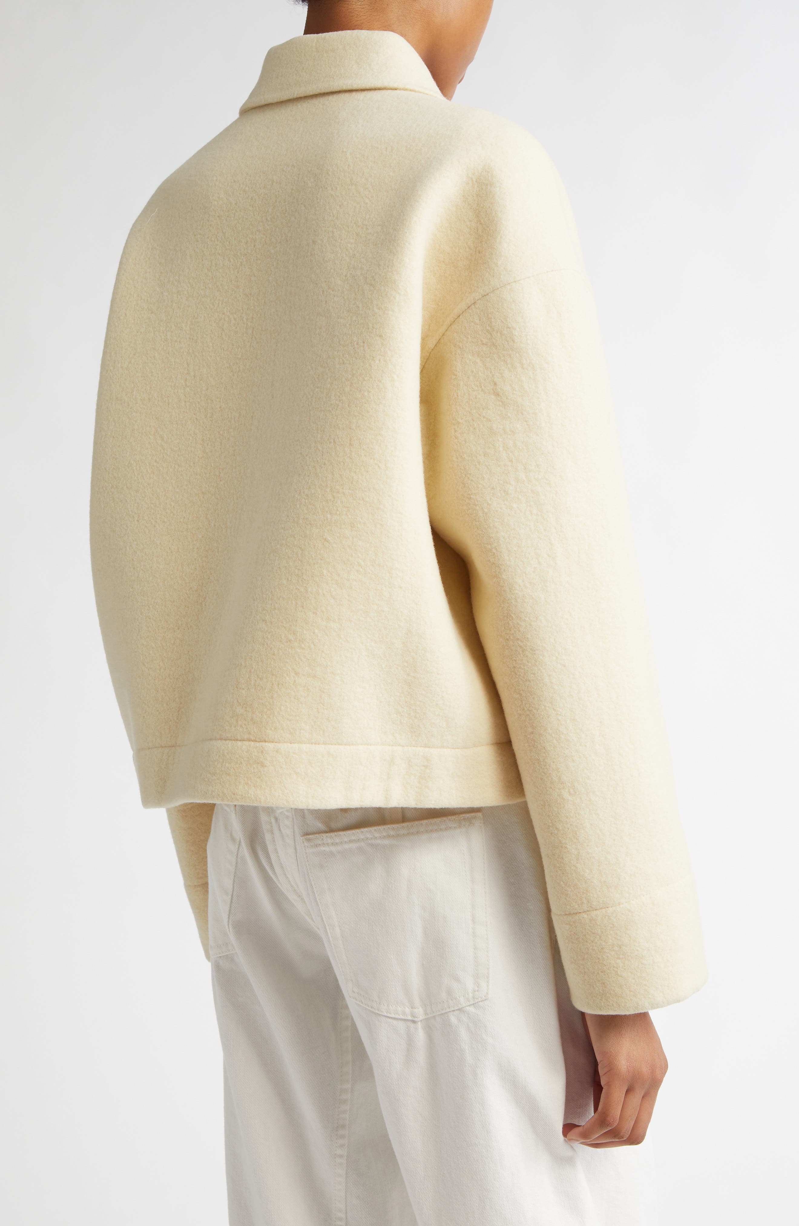 Boxy Virgin Wool Jacket (Women) | Nordstrom