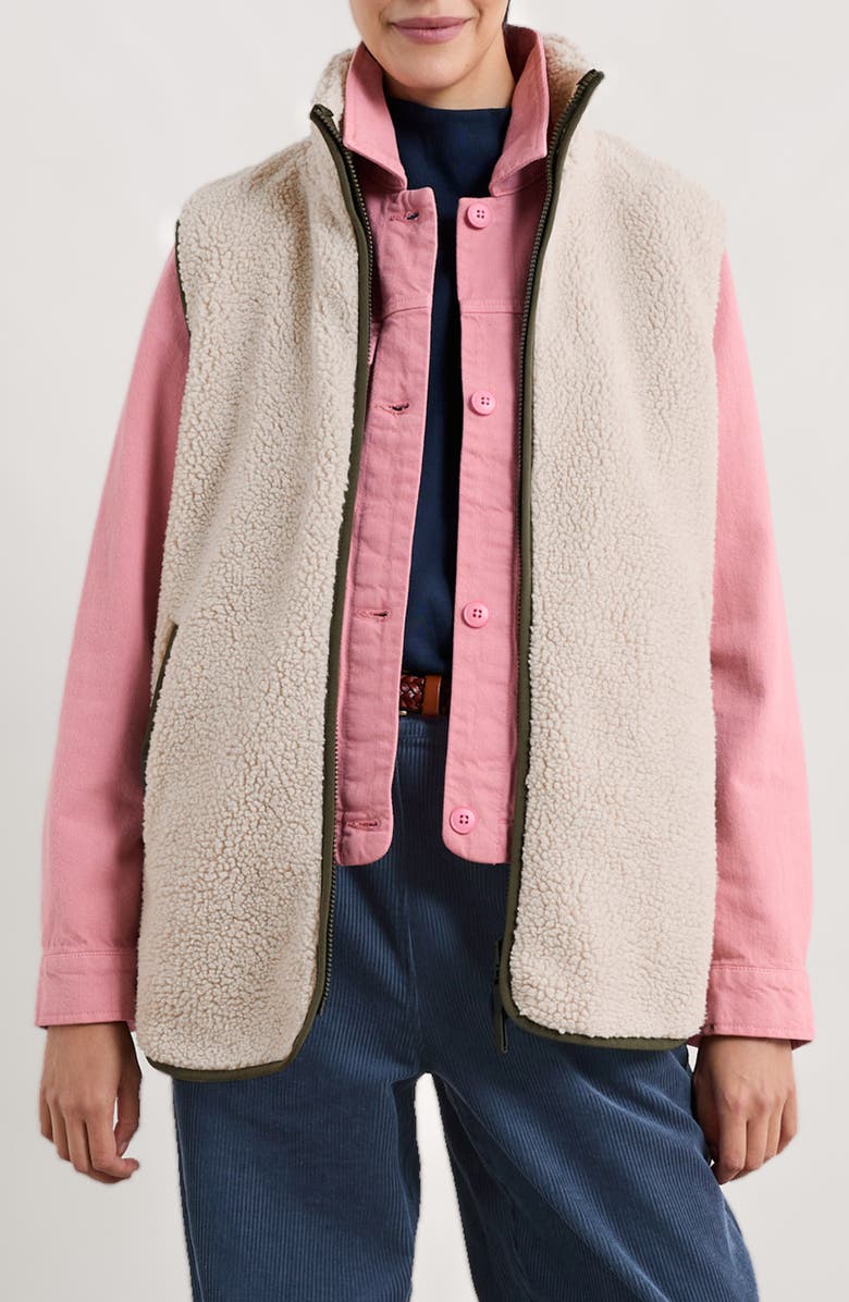 Seasalt Cornwall Holdfast Waterproof Hooded Parka with Removable High Pile Fleece Vest, Alternate, color, Highland