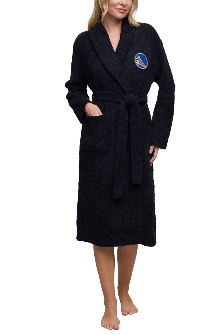 Golden State Warriors Unisex Robe, Alternate, color, BLACK MULTI
