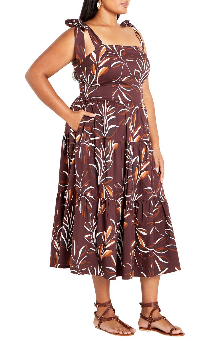 City Chic Corrine Maxi Sundress, Alternate, color, 