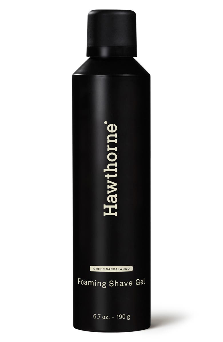 Hawthorne Sandalwood Foaming Shave Gel, Main, color, 