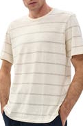 rag & bone Classic Stripe Hemp & Cotton T-Shirt