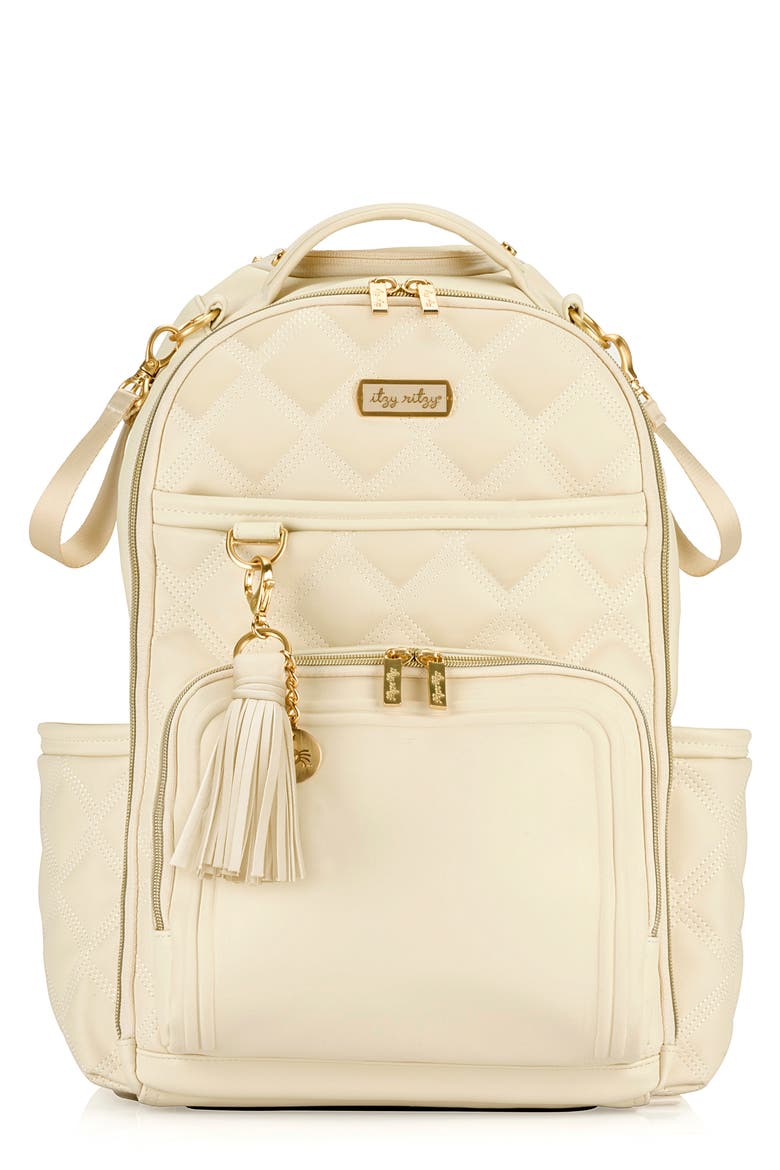 Boss Plus Diaper Backpack, Main, color, CREAM