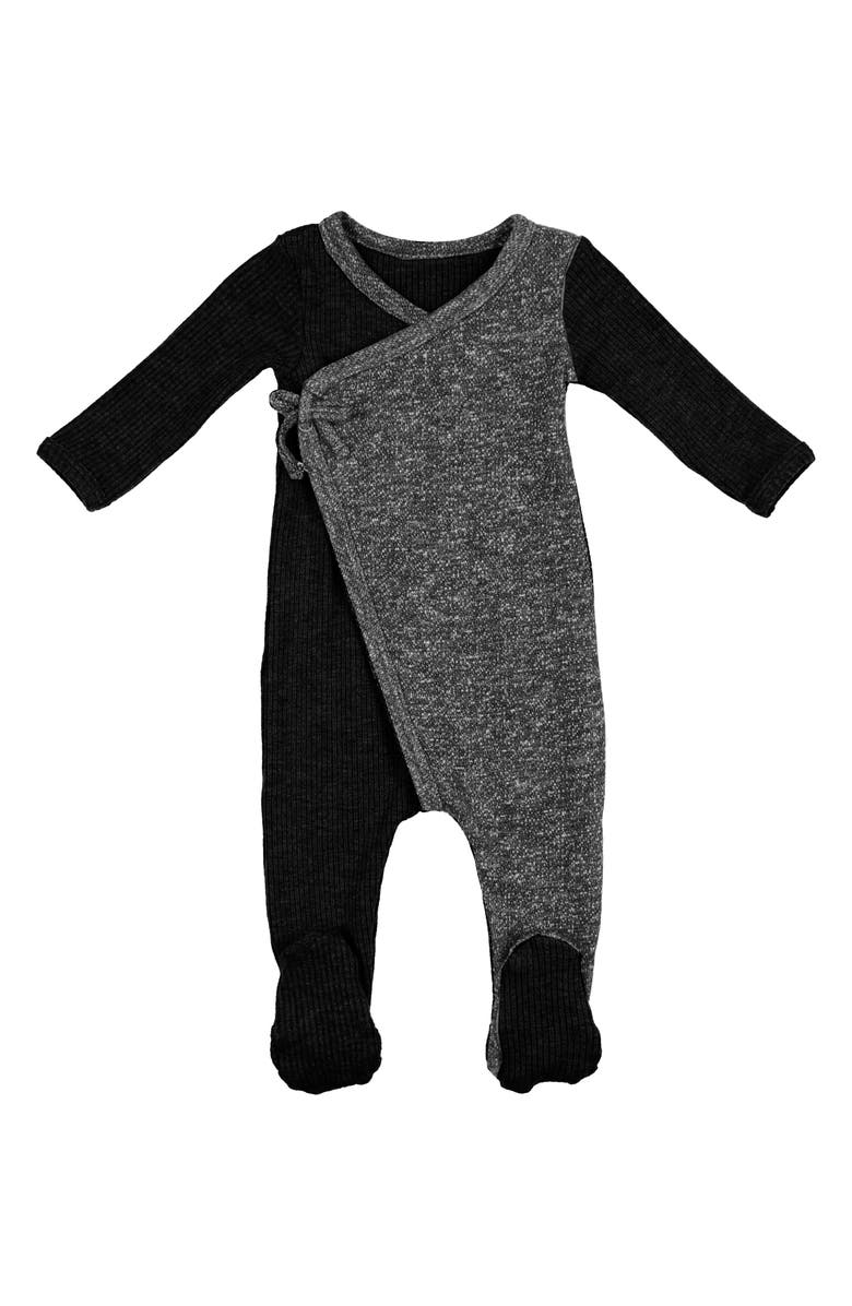 Manière Tweed Wrap Footie, Main, color, 