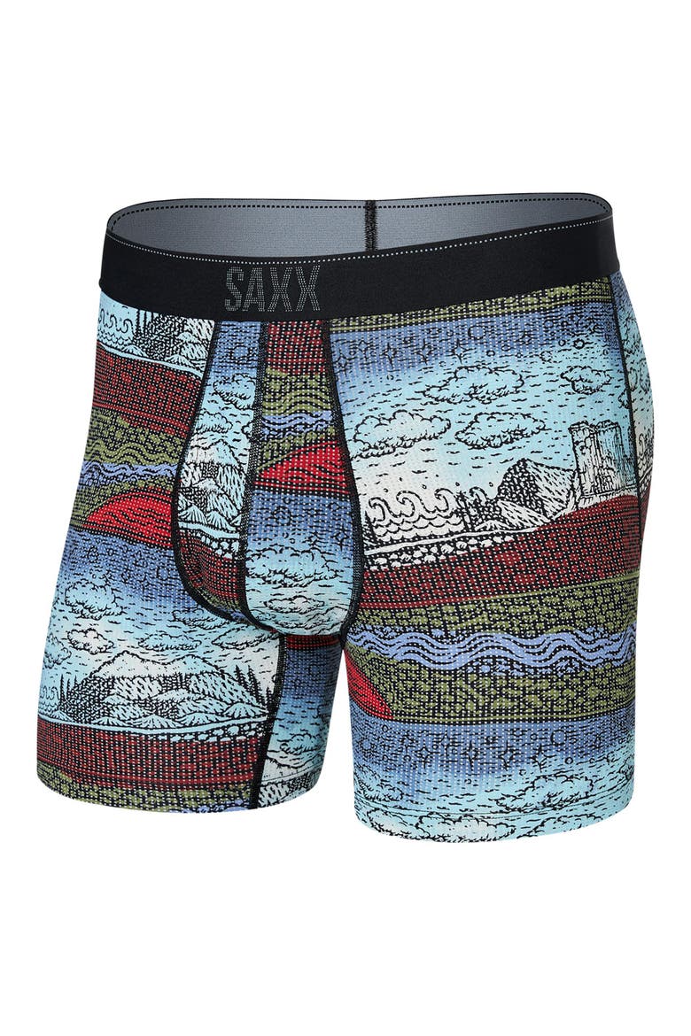 Quest Quick Dry Mesh Boxer Briefs, Alternate, color, WINTER ANGLER-BLUE
